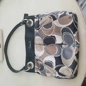 Coach Madison Optic Fabric Print Satin Shoulder Bag & Wallet